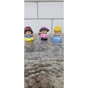 Fisher Price Mattel Little People Disney Princess Set of 3 Figures